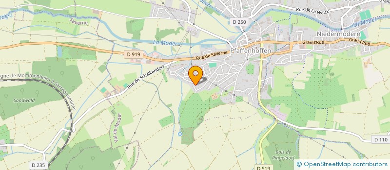 localisation de l'entreprise SCI MBAG  VAL-DE-MODER