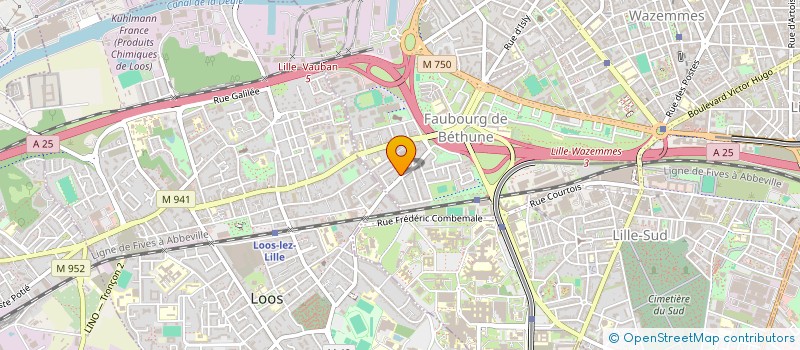localisation de l'entreprise SCI MBAL à LILLE