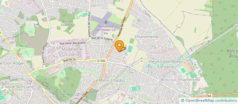 localisation de l'entreprise SCI MBATA  CHELLES