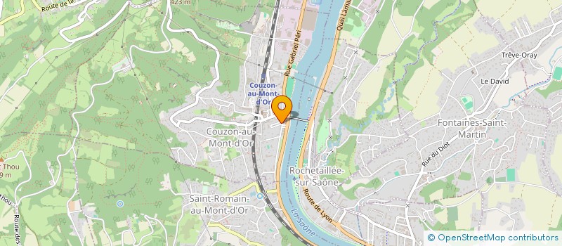 localisation de l'entreprise SCI MBB  COUZON-AU-MONT-D'OR