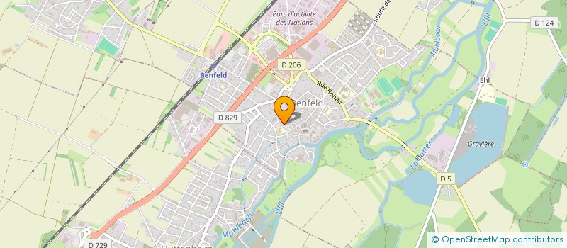 localisation de l'entreprise SCI MBC  BENFELD