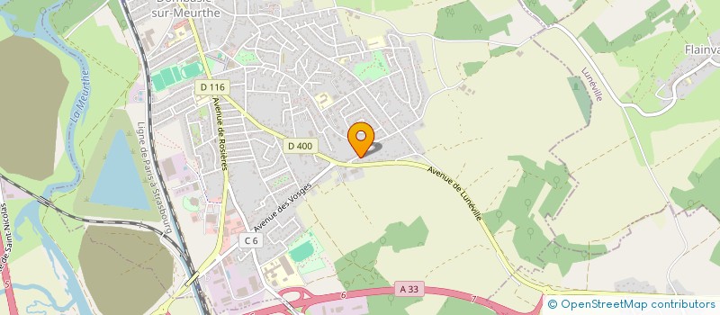 localisation de l'entreprise SCI MBC  DOMBASLE-SUR-MEURTHE