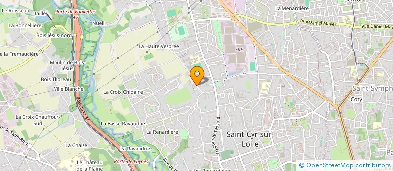 localisation de l'entreprise SCI MBC  SAINT-CYR-SUR-LOIRE
