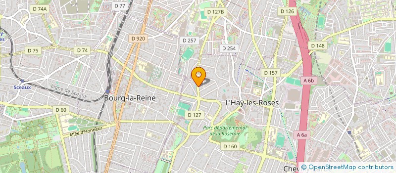 localisation de l'entreprise SCI MBC  L'HAY-LES-ROSES