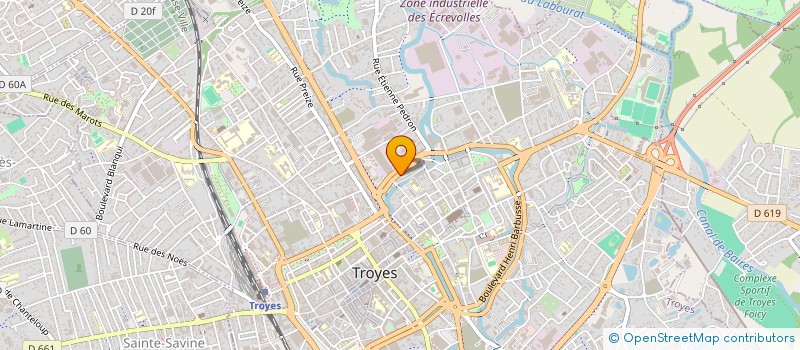 localisation de l'entreprise SCI MBC BEAUJARD à TROYES