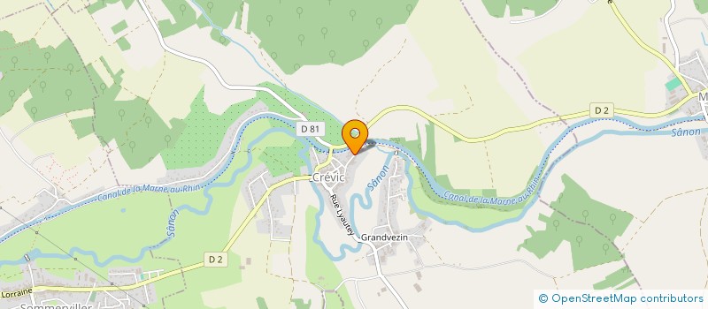 localisation de l'entreprise SCI MBC INVESTISSEMENT  CREVIC