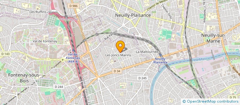 localisation de l'entreprise SCI MBCJ  LE PERREUX-SUR-MARNE