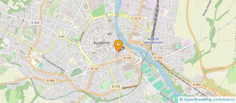 localisation de l'entreprise SCI MBD à AUXERRE