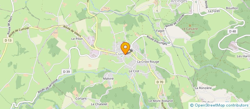 localisation de l'entreprise SCI MBD  VILLERS