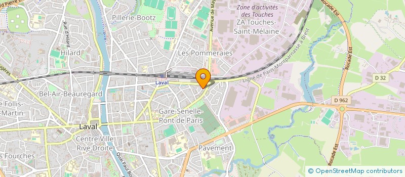 localisation de l'entreprise SCI MBD à LAVAL