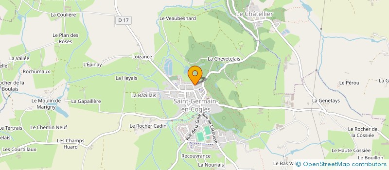 localisation de l'entreprise SCI MBE  SAINT-GERMAIN-EN-COGLES