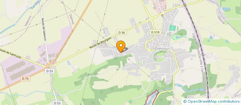 localisation de l'entreprise SCI MBE LAFAYETTE  DIEMOZ