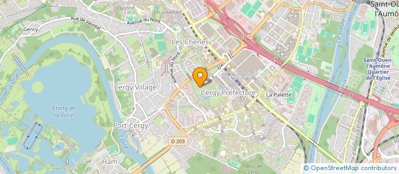 localisation de l'entreprise SCI MBEMBA ZULU  CERGY