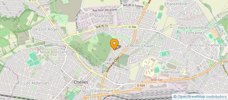 localisation de l'entreprise SCI MBF  CHELLES