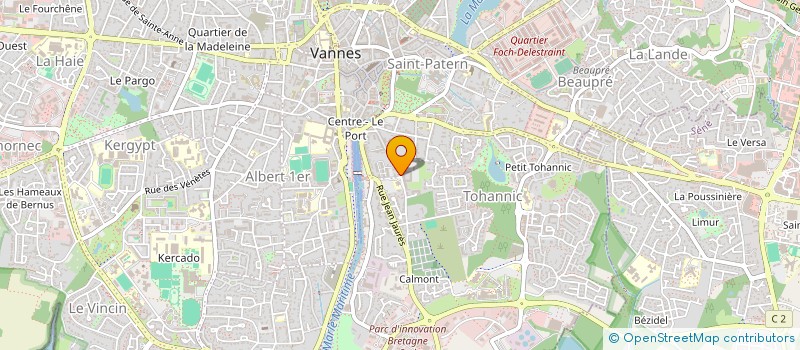 localisation de l'entreprise SCI MBF à VANNES