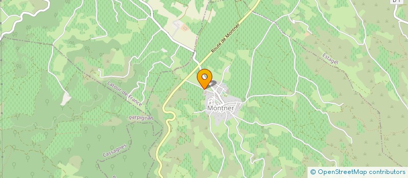 localisation de l'entreprise SCI MBG  MONTNER