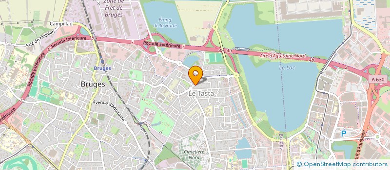 localisation de l'entreprise SCI MBGB  BRUGES