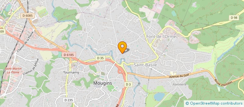 localisation de l'entreprise SCI MBGD à MOUGINS