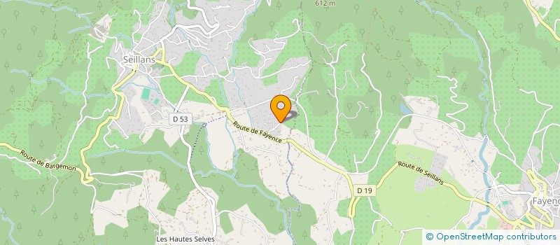 localisation de l'entreprise SCI MBGR  SEILLANS