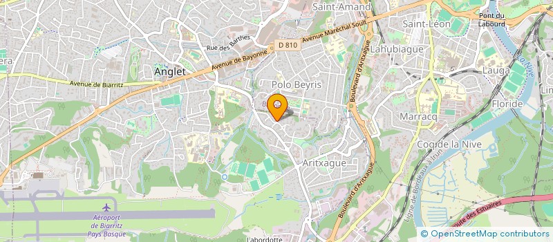 localisation de l'entreprise SCI MBH  ANGLET