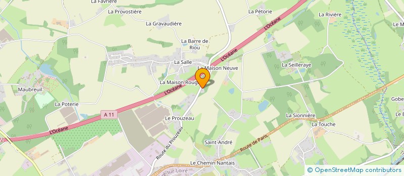 localisation de l'entreprise SCI MBH  CARQUEFOU