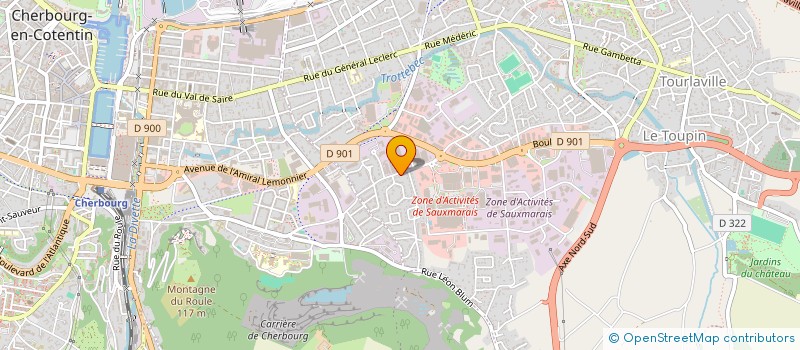 localisation de l'entreprise SCI MBH à CHERBOURG-EN-COTENTIN