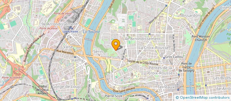 localisation de l'entreprise SCI MBI IMO 2024  LYON