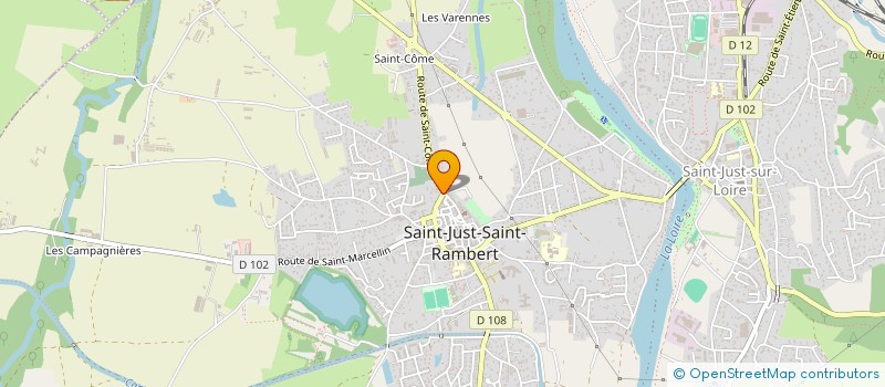 localisation de l'entreprise SCI MBI PAM  SAINT-JUST-SAINT-RAMBERT