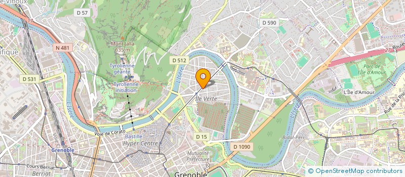 localisation de l'entreprise SCI MBI2A  GRENOBLE
