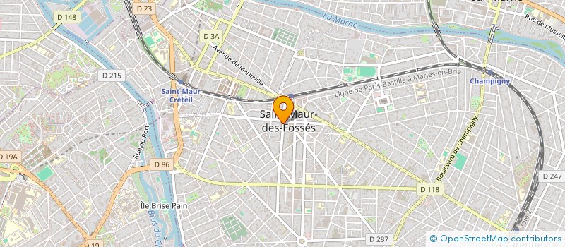 localisation de l'entreprise SCI MBJ ZOLA à SAINT-MAUR-DES-FOSSES