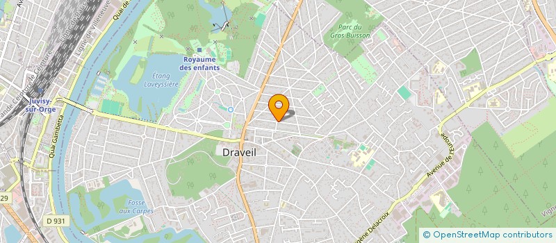 localisation de l'entreprise SCI MBJD à DRAVEIL