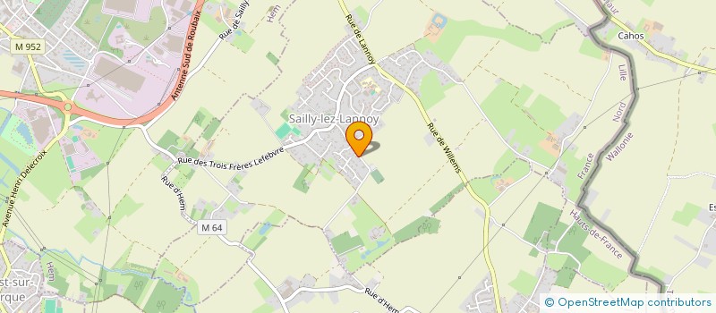 localisation de l'entreprise SCI MBJL IMMO 2  SAILLY-LEZ-LANNOY