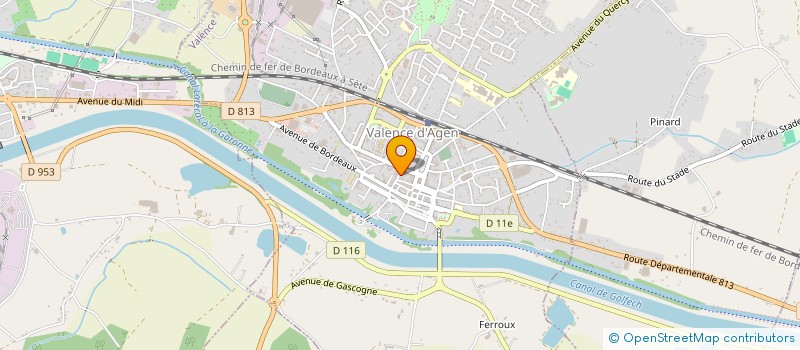 localisation de l'entreprise SCI MBL à VALENCE