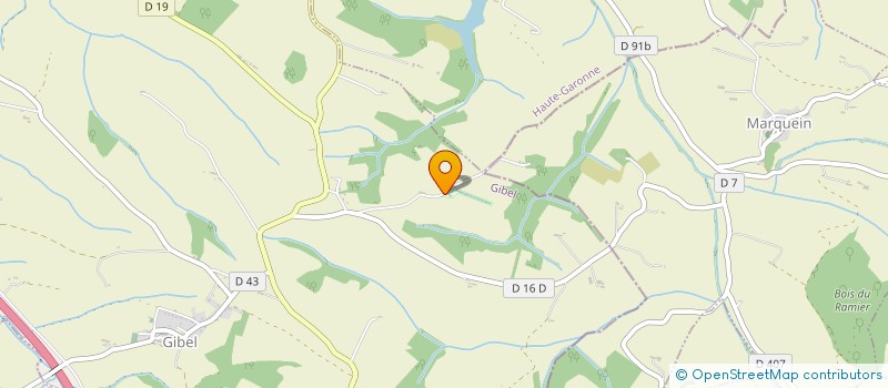 localisation de l'entreprise SCI MBL PATRIMOINE  GIBEL