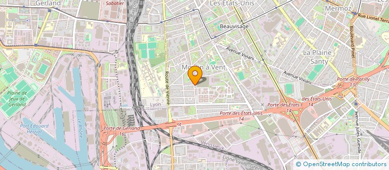 localisation de l'entreprise SCI MBM  VENISSIEUX