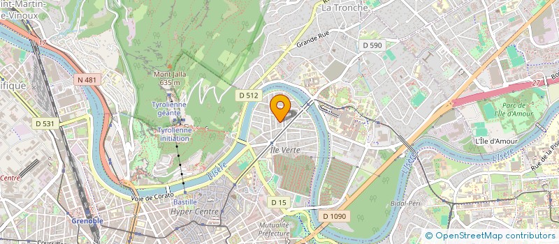 localisation de l'entreprise SCI MBM  GRENOBLE