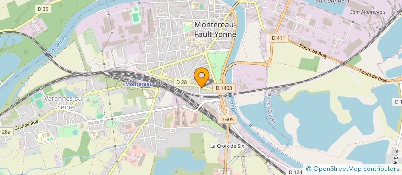 localisation de l'entreprise SCI MBM à MONTEREAU-FAULT-YONNE