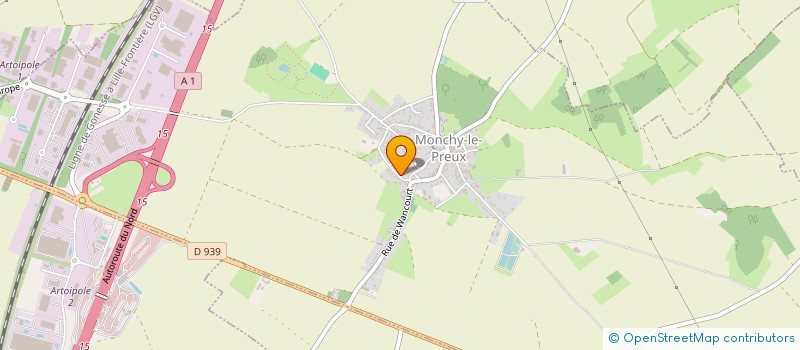 localisation de l'entreprise SCI MBM IMMOBILIER  MONCHY-LE-PREUX