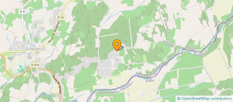 localisation de l'entreprise SCI MBM.PELOUX  GRIGNAN