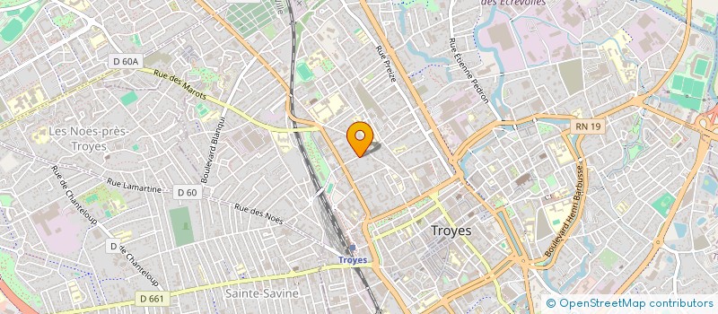 localisation de l'entreprise SCI MBME à TROYES