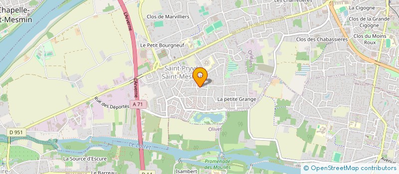 localisation de l'entreprise SCI MBMJ  SAINT-PRYVE-SAINT-MESMIN