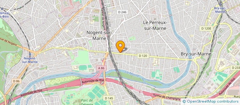 localisation de l'entreprise SCI MBMP  LE PERREUX-SUR-MARNE