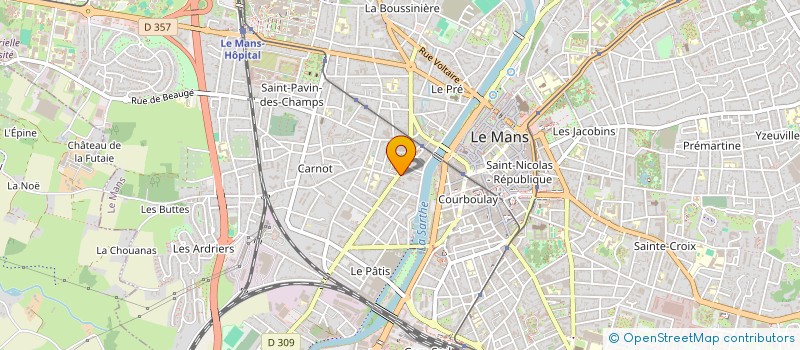 localisation de l'entreprise SCI MBMS  LE MANS