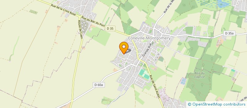 localisation de l'entreprise SCI MBOSSEE  COLLEVILLE-MONTGOMERY