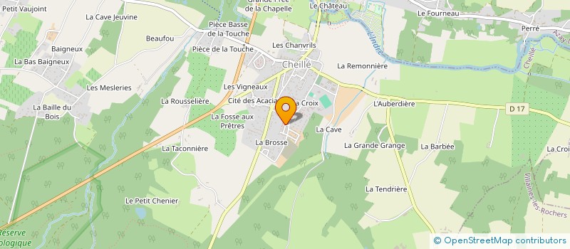 localisation de l'entreprise SCI MBOTE  CHEILLE