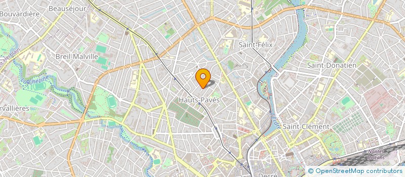 localisation de l'entreprise SCI MBS à NANTES