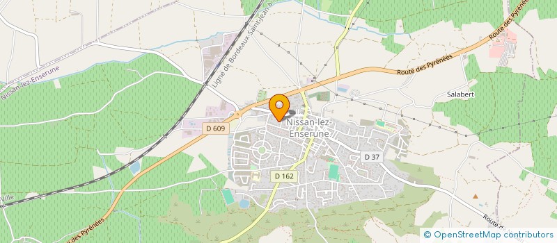 localisation de l'entreprise SCI MBSN  NISSAN-LEZ-ENSERUNE