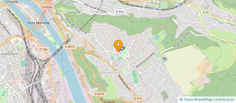 localisation de l'entreprise SCI MBTD ROUTE CORNICHE  BONSECOURS