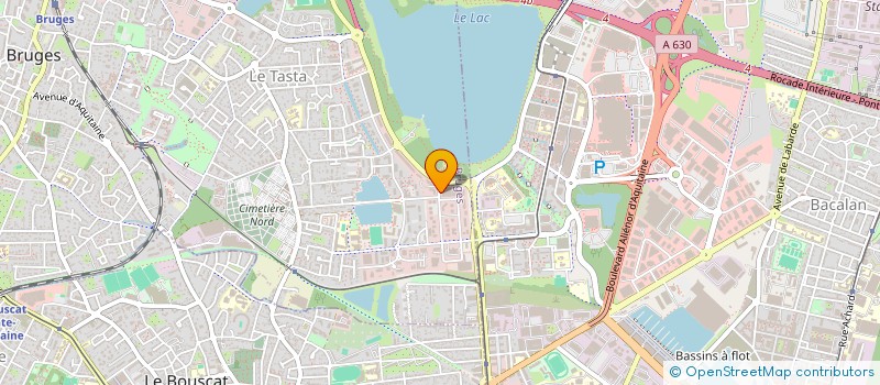 localisation de l'entreprise SCI MBTP  BRUGES