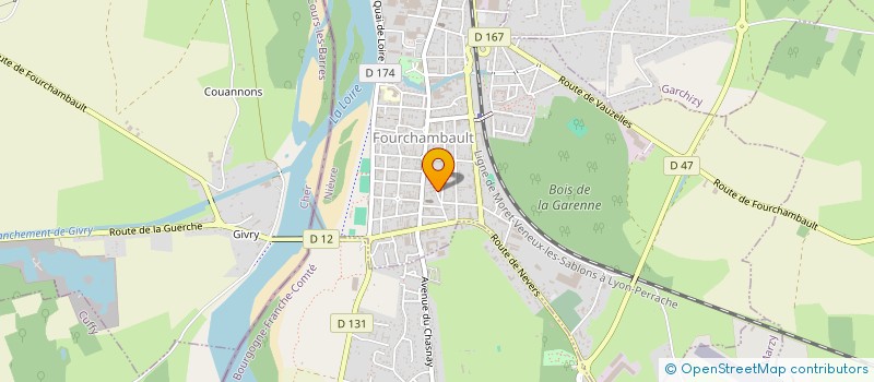 localisation de l'entreprise SCI MBW  FOURCHAMBAULT